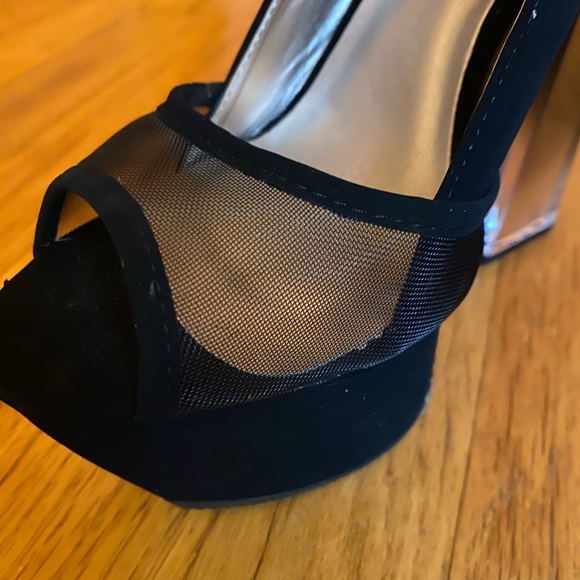 Paper Fox Ariella black platform heels - Picture 6 of 10